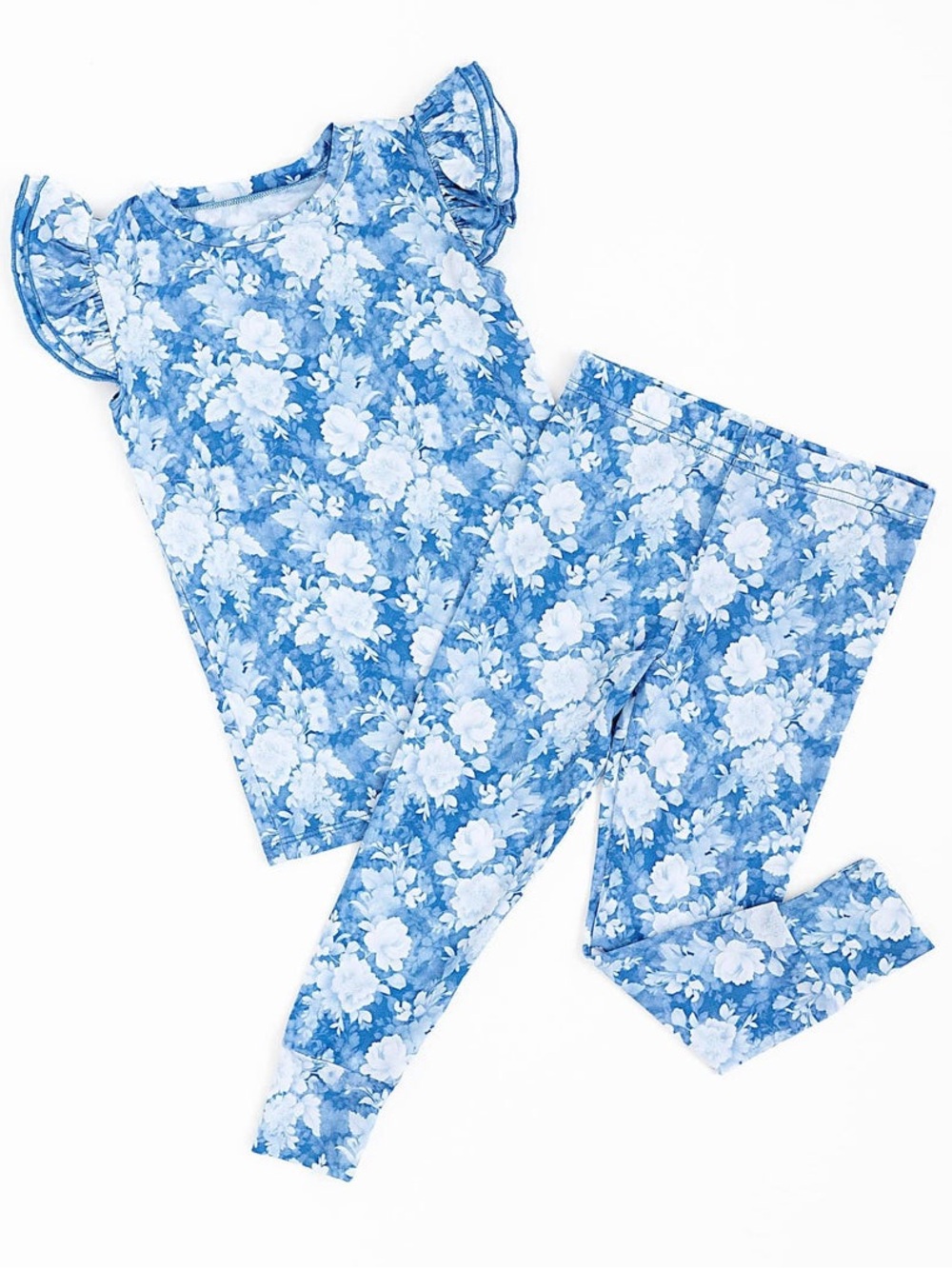 Bums and Roses Southern Bloom 3T Floral Kids Pajama Set - Girls' Soft Sleepwear